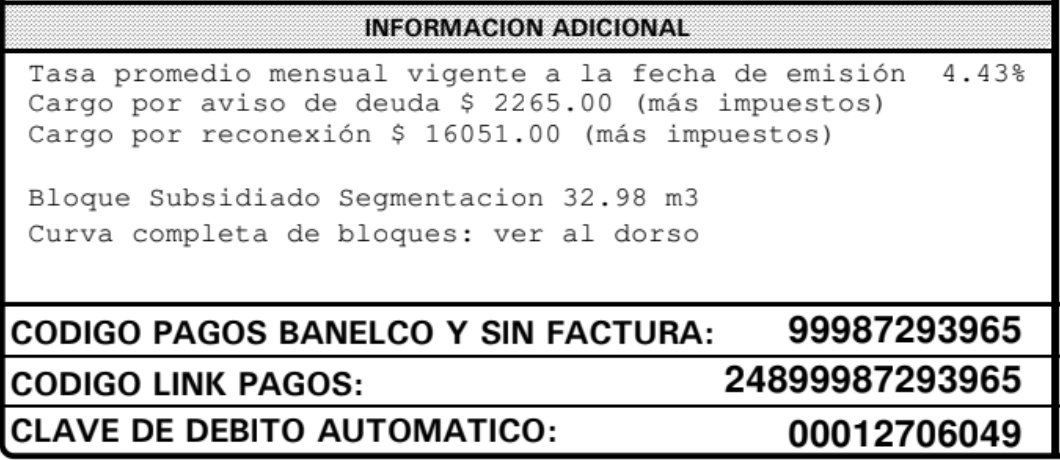aditional info